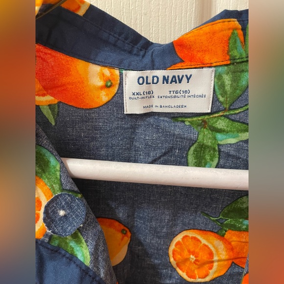 Old Navy Boys’ Camp Shirt - XXL / 18 - OFMD - Picture 7 of 7